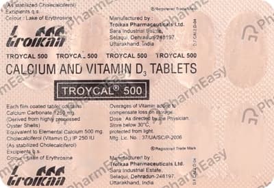 TROYCAL 500MG 10`S