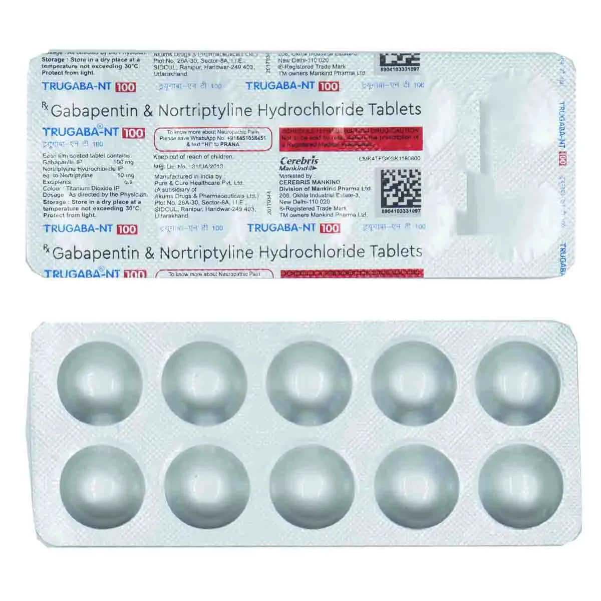 TRUGABA-NT 100 TAB