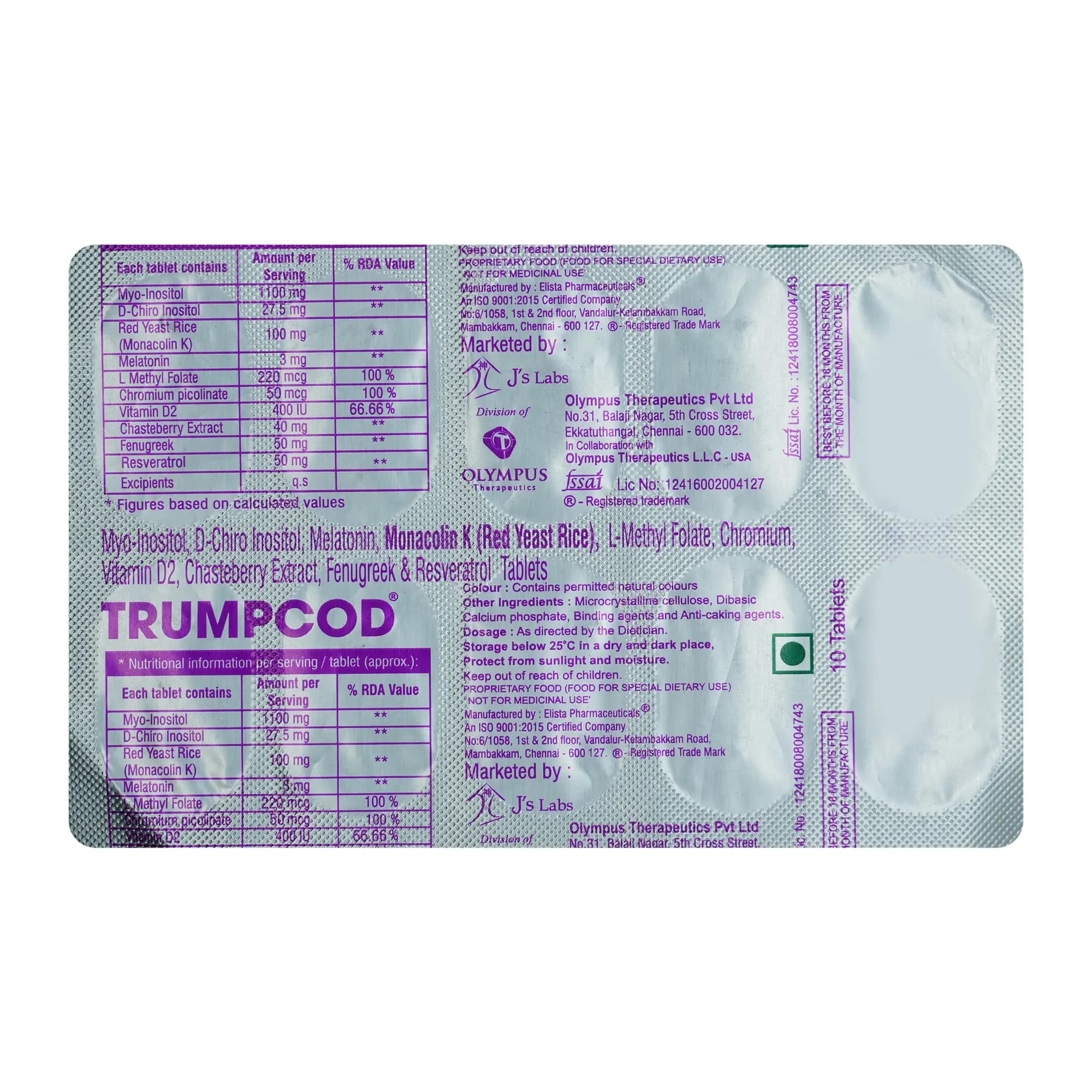 TRUMPCOD M TAB