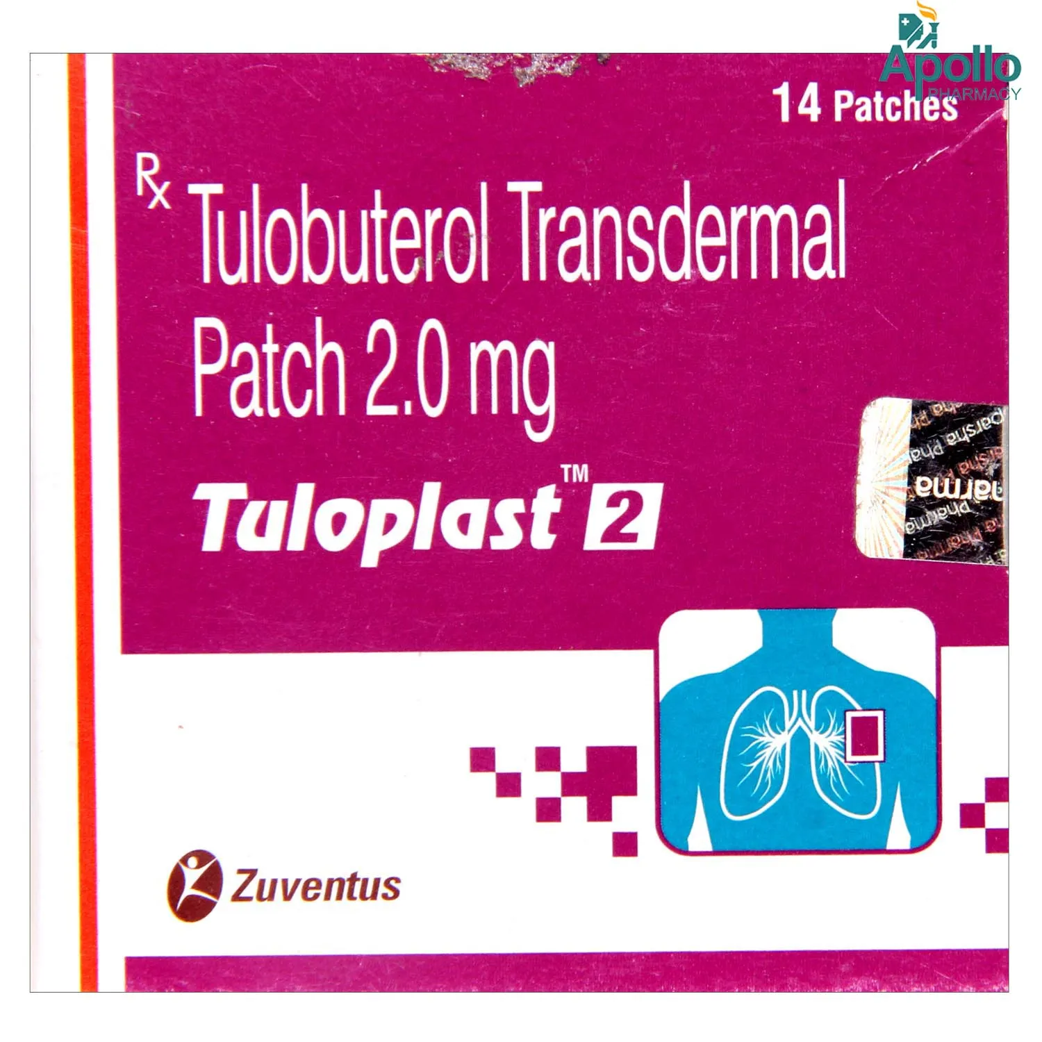 TULOPLAST 2MG PATCH