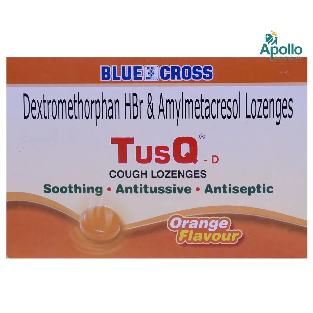 TUSQ -D COUGH LOZ ORANGE