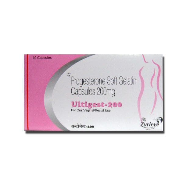 ULTIGEST 200MG CAP