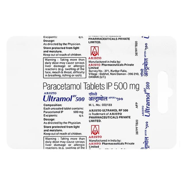 Ultramol Rf 500MG Tab