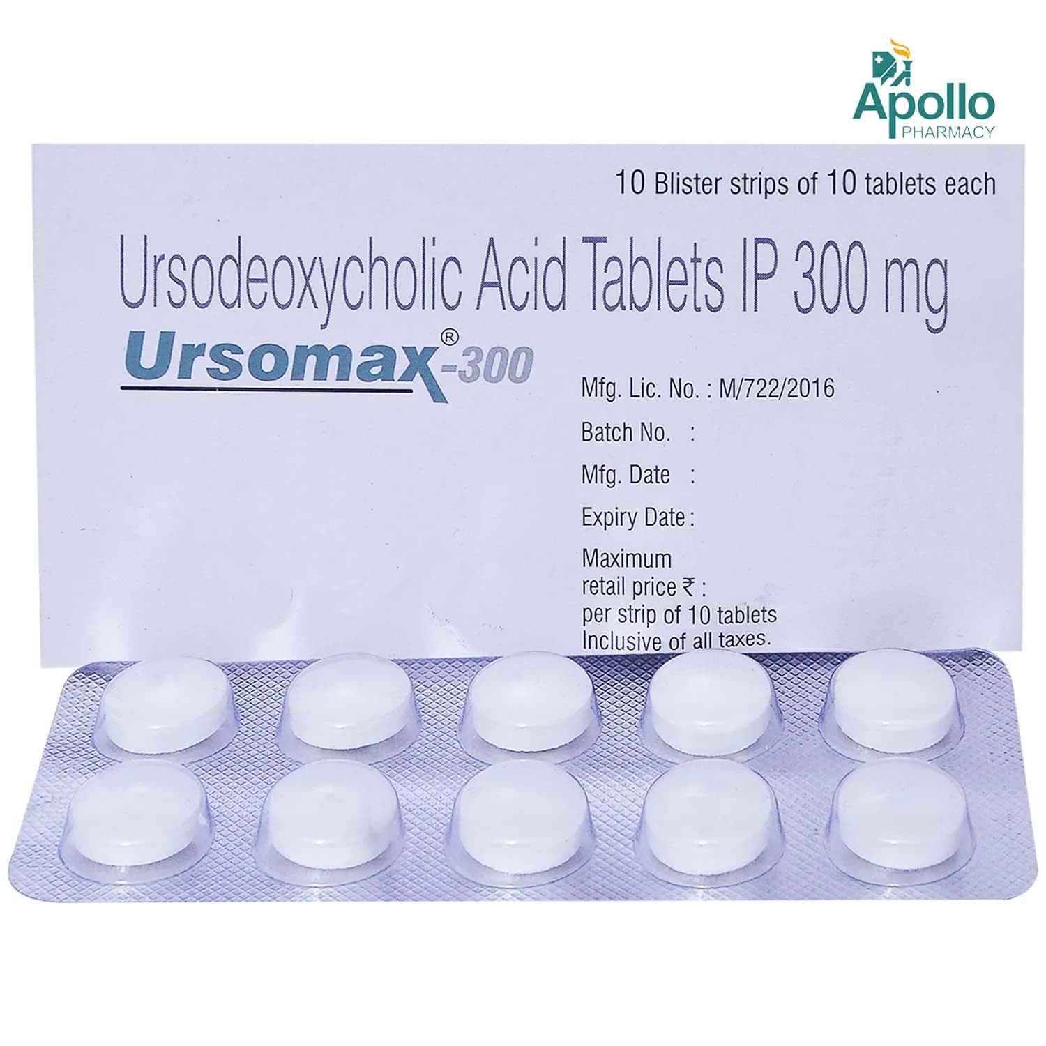 URSOMAX 300MG TAB