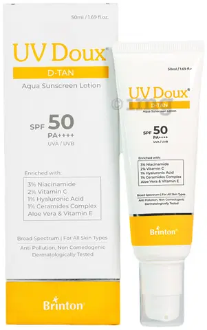 UV Doux D-Tan Aqua Sunscreen Lotion