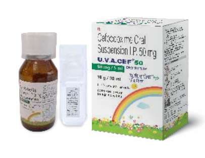 UVA CEF 50 DRY SYRUP