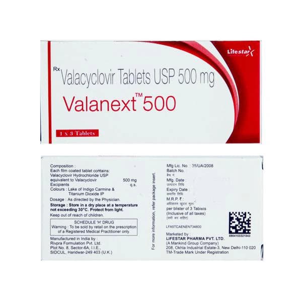 VALANEXT 500MG TAB