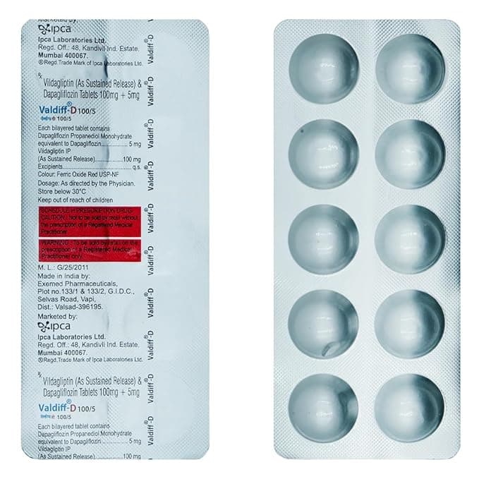 VALDIFF -D 100/5MG TAB