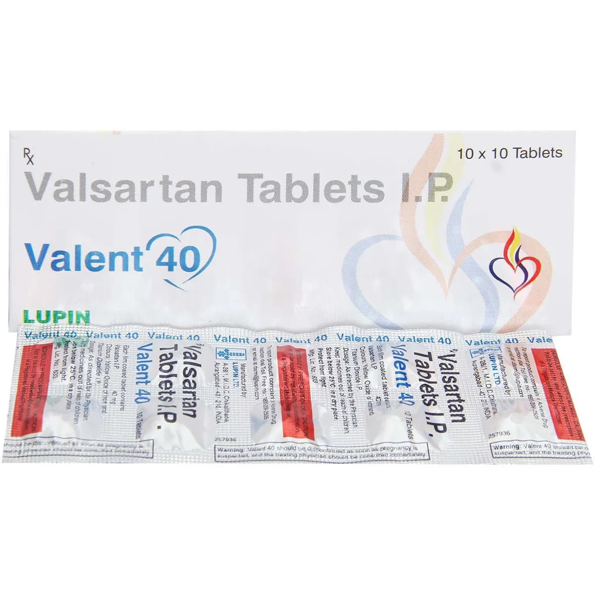 VALENT 40MG 10`S