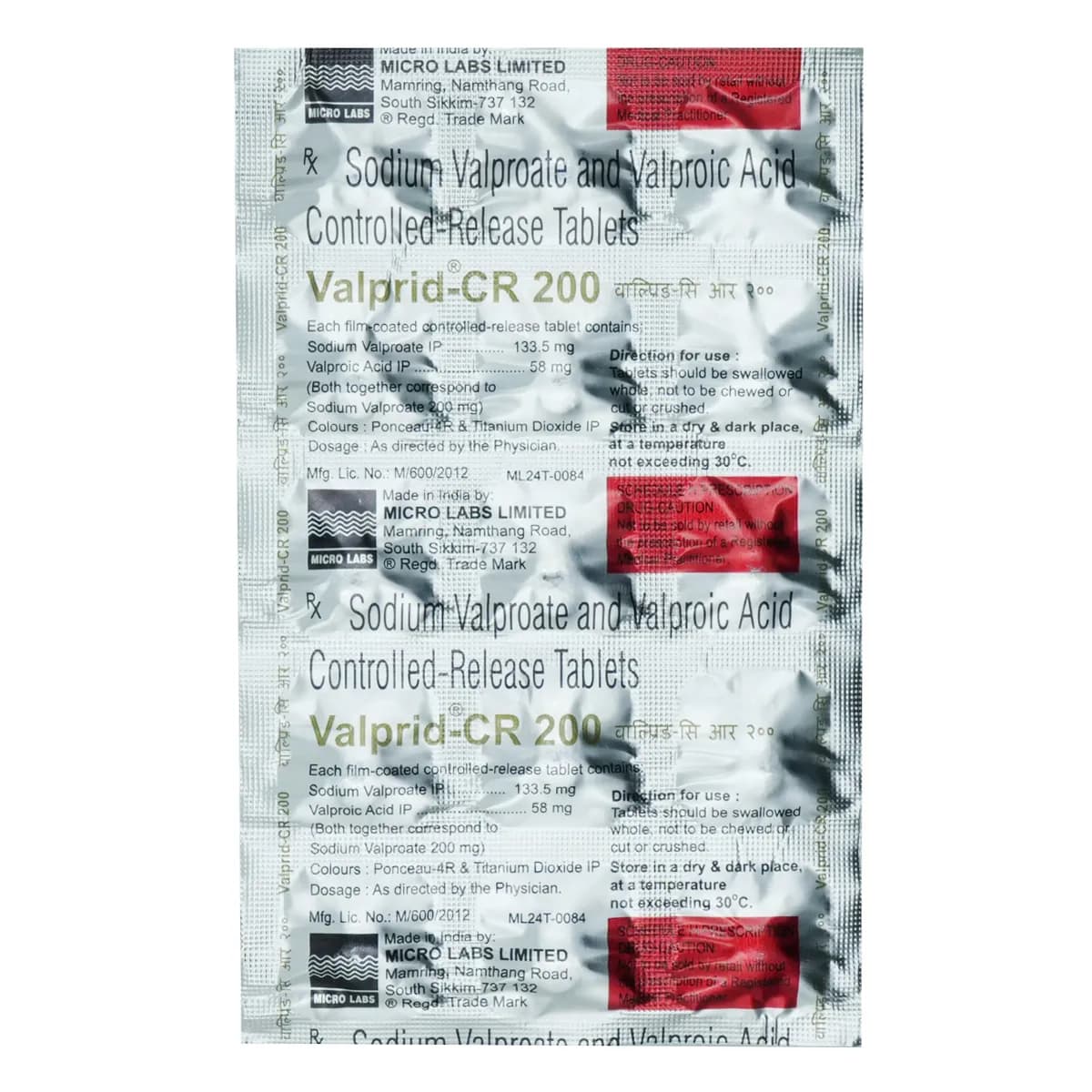 VALPRID CR 200 TAB 15`S