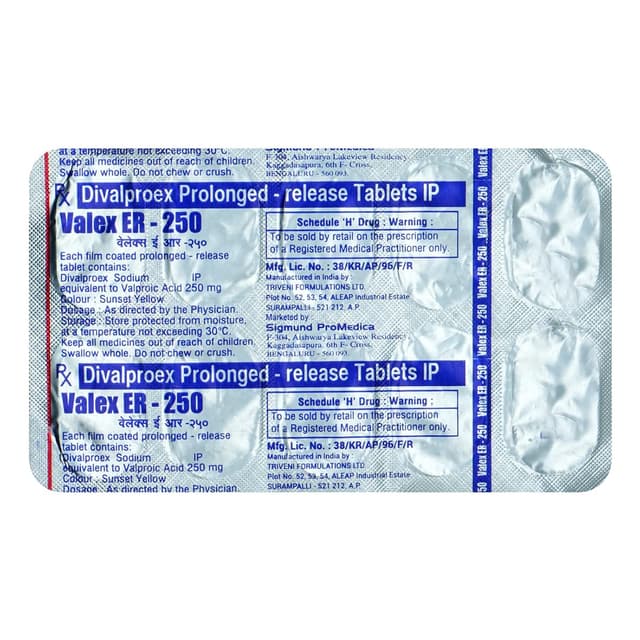 VALPRIX ER-250MG TAB