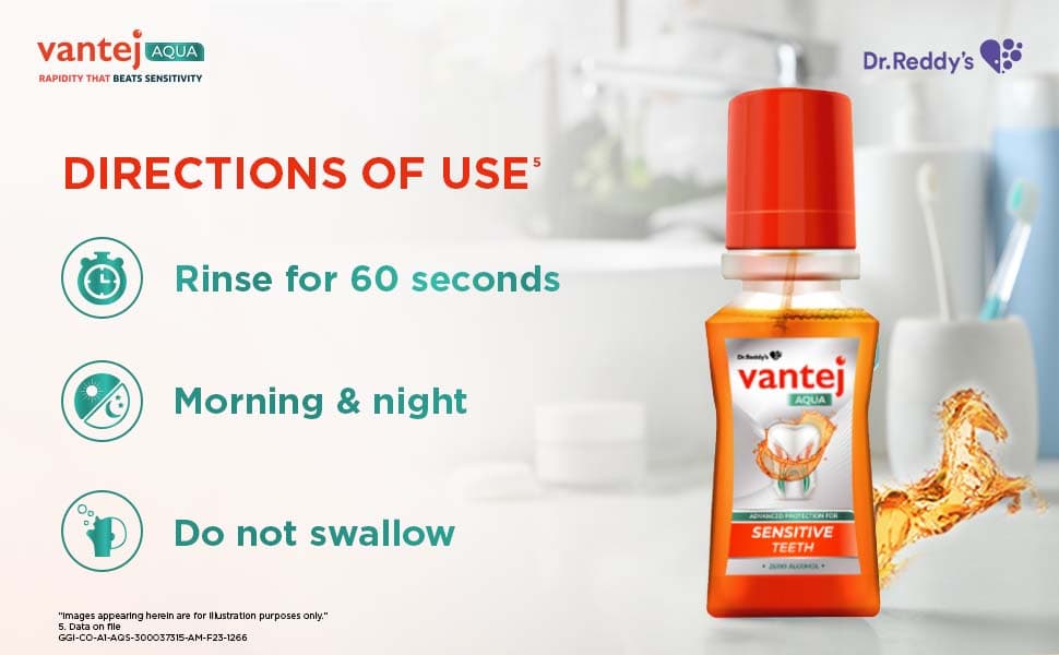 VANTEJ AQUA MOUTHWASH 100ML