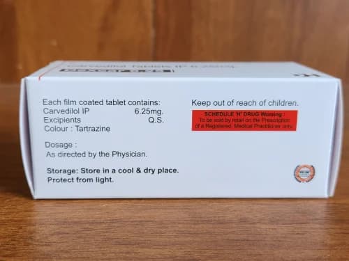 VASCOLIV-6.25MG TAB