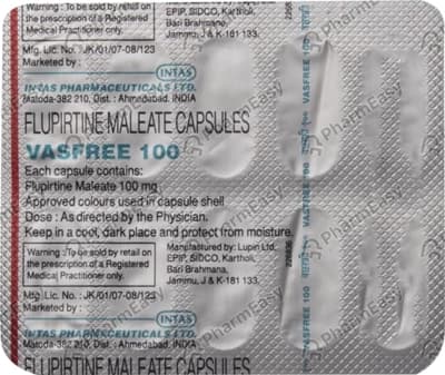 VASFREE 100MG CAP