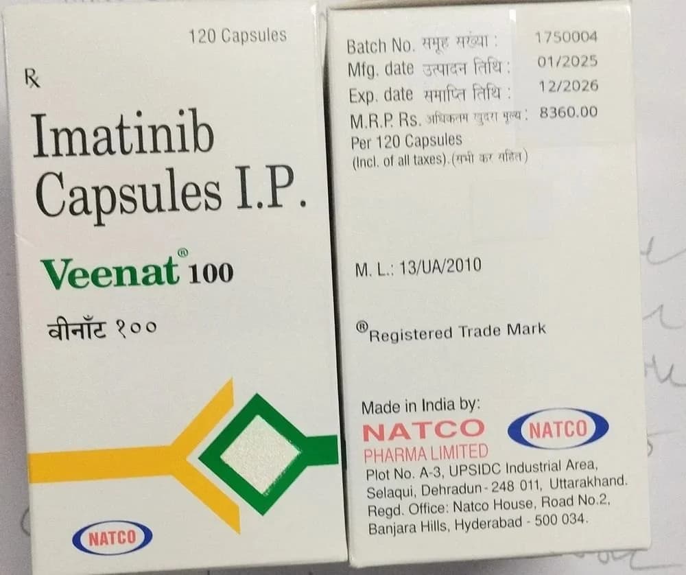 VEENAT 100MG CAP