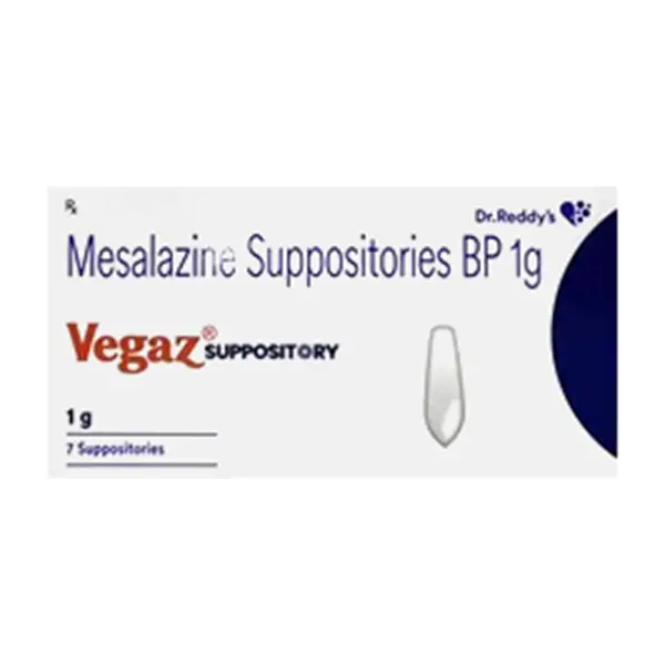 VEGAZ SUPPOSITORY 1G