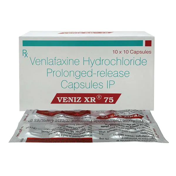 VENIZ XR 75MG CAP 10`S