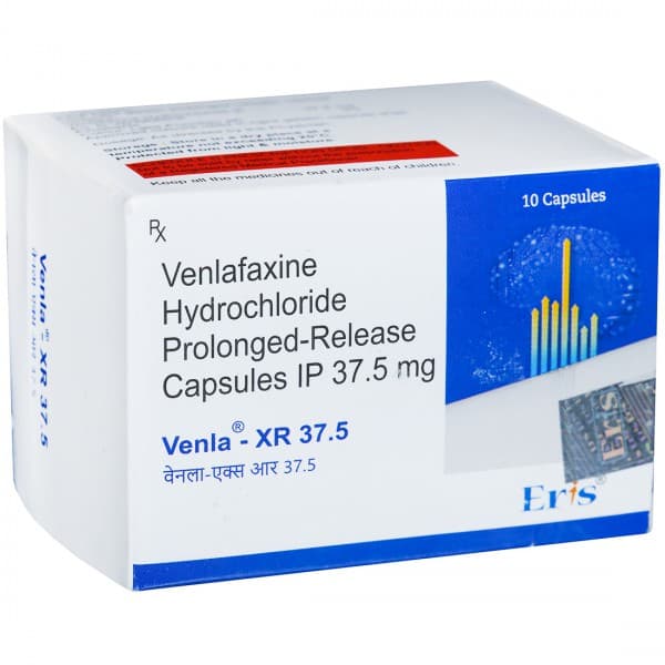 VENLA XR 37.5MG 10`S
