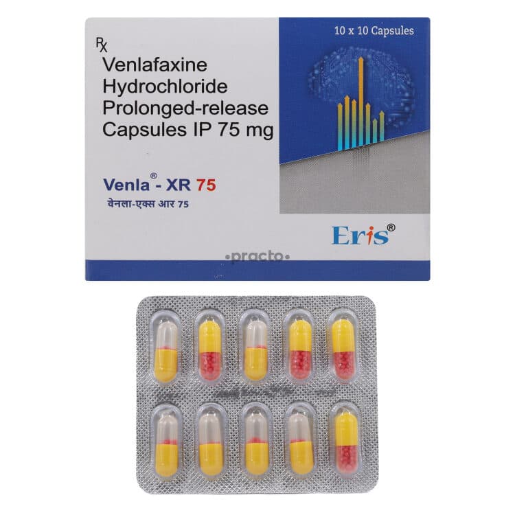 VENLA XR 75MG 10`S