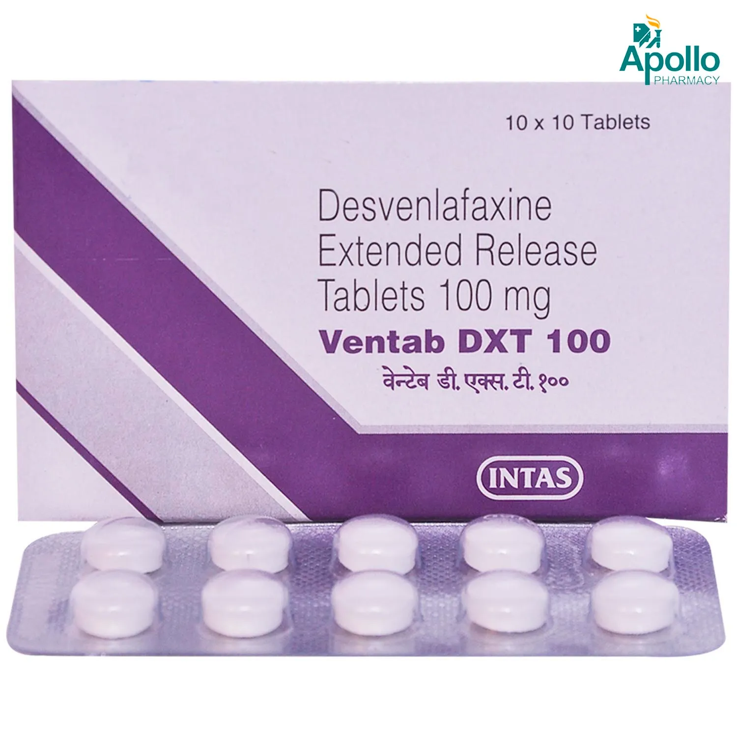 VENTAB DXT 100MG TAB