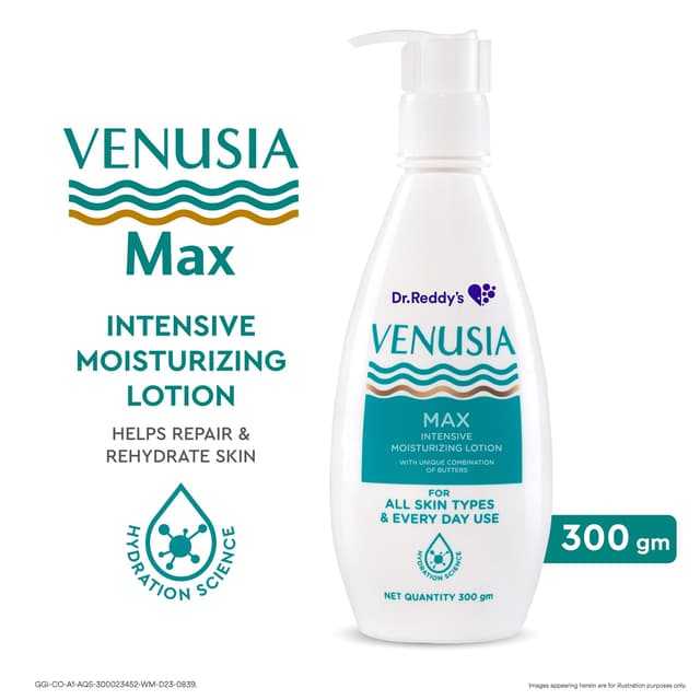 VENUSIA MAX LOTION. PARABEN FREE