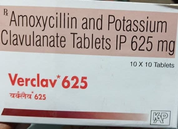 VERCLAV 625MG TAB