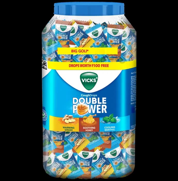 Vicks Double Power Cough Drops (225 Piece X 2.7 Gm)