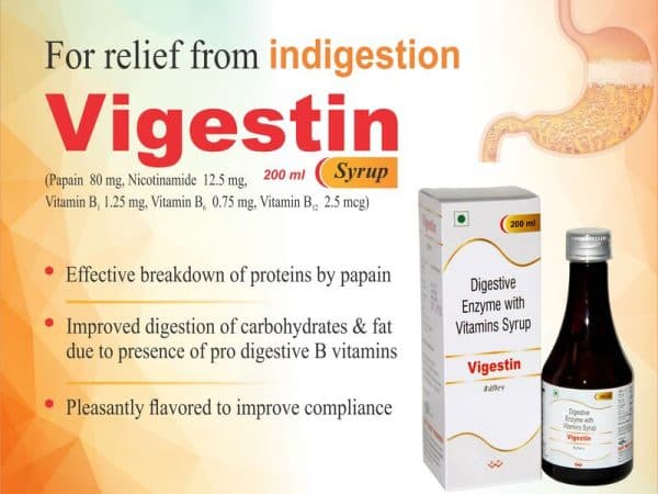 VIGESTIN SYRUP 200ML