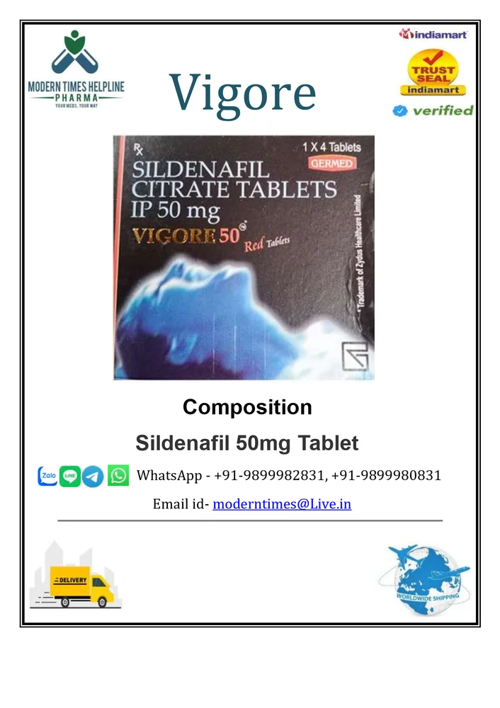 VIGORE 50MG TAB
