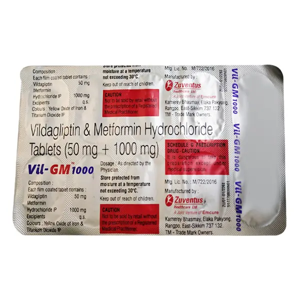 VIL GM 1000MG TAB