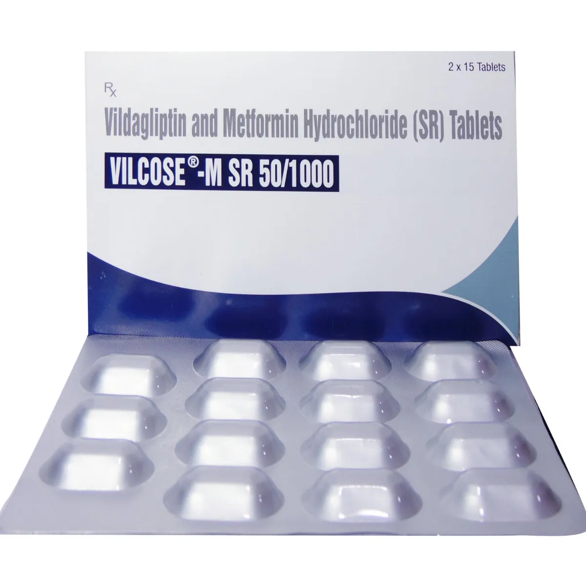 VILCOSE M SR 50/1000MG TAB