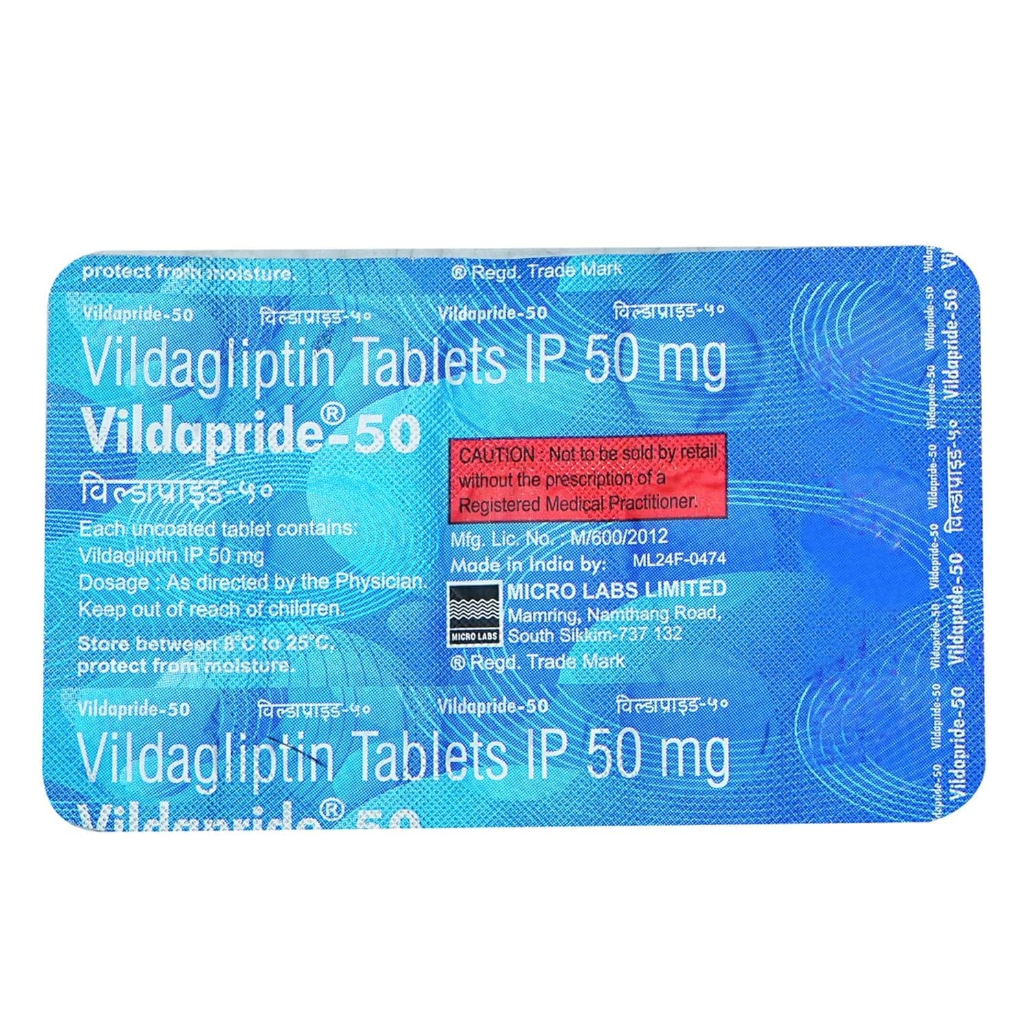 VILDAFREE-50MG TAB
