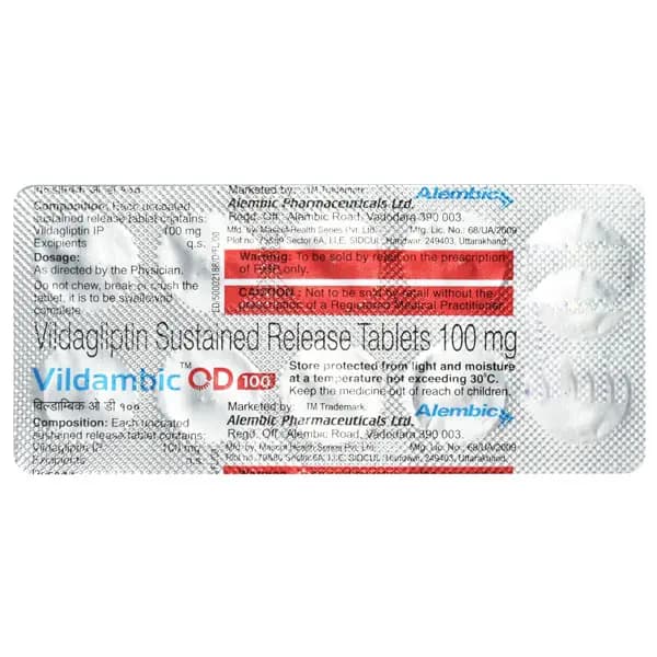 VILDAMBIC OD 100MG TAB