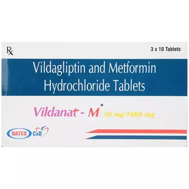VILDANAT M 50MG/1000MG