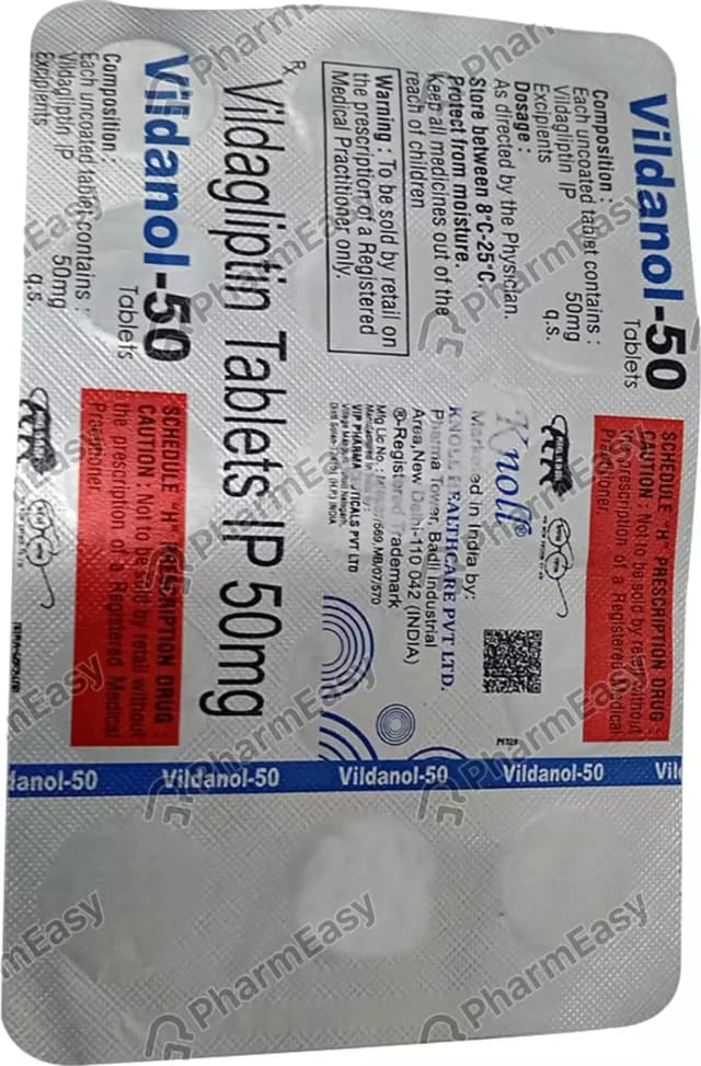 Vildanol 50 Tablet
