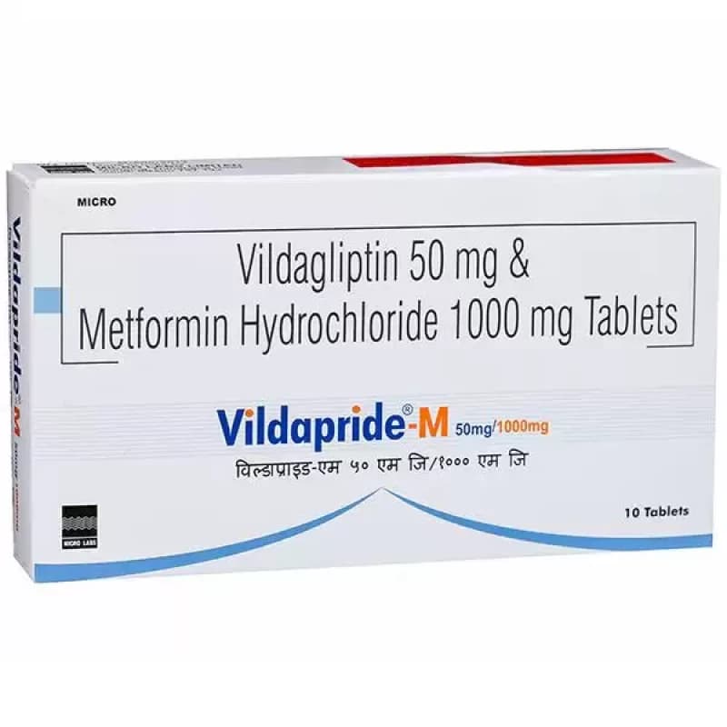 VILDAPRIDE M 1000MG TAB