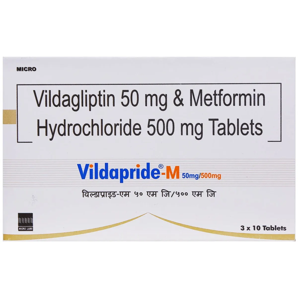 Vildapride M 500MG Tab