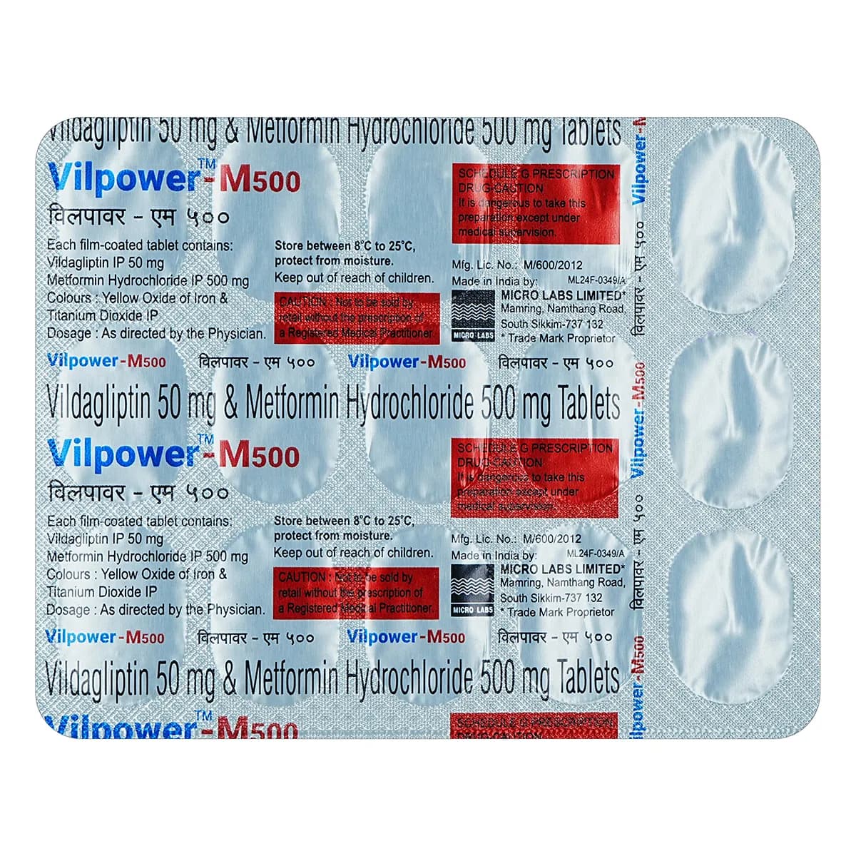 VILPOWER M 500 TAB