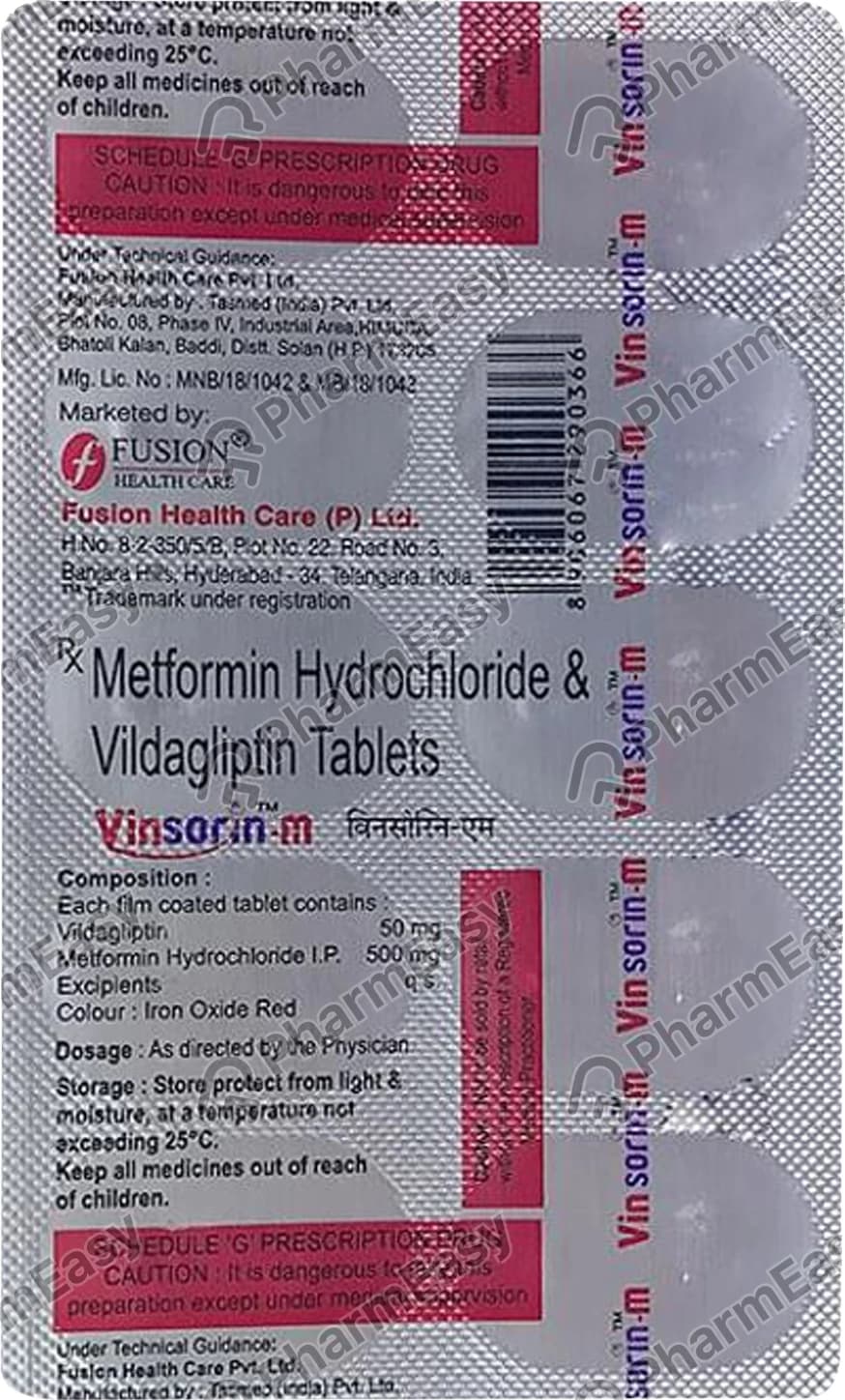 VINSORIN M TAB 10`S