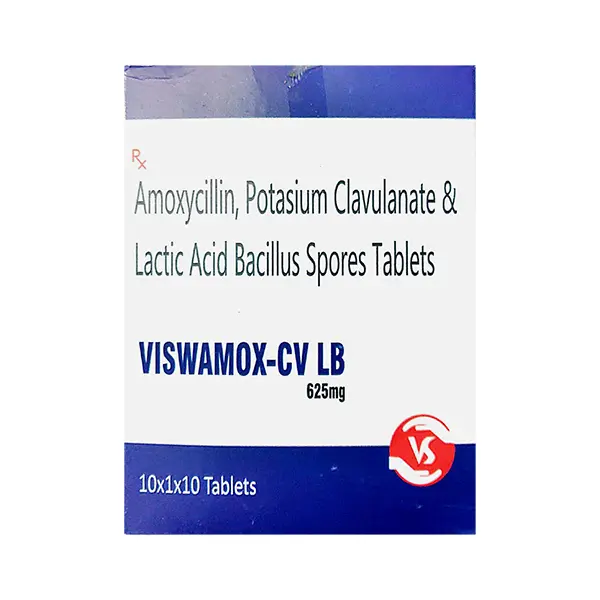 VISWAMOX CV 625MG TAB