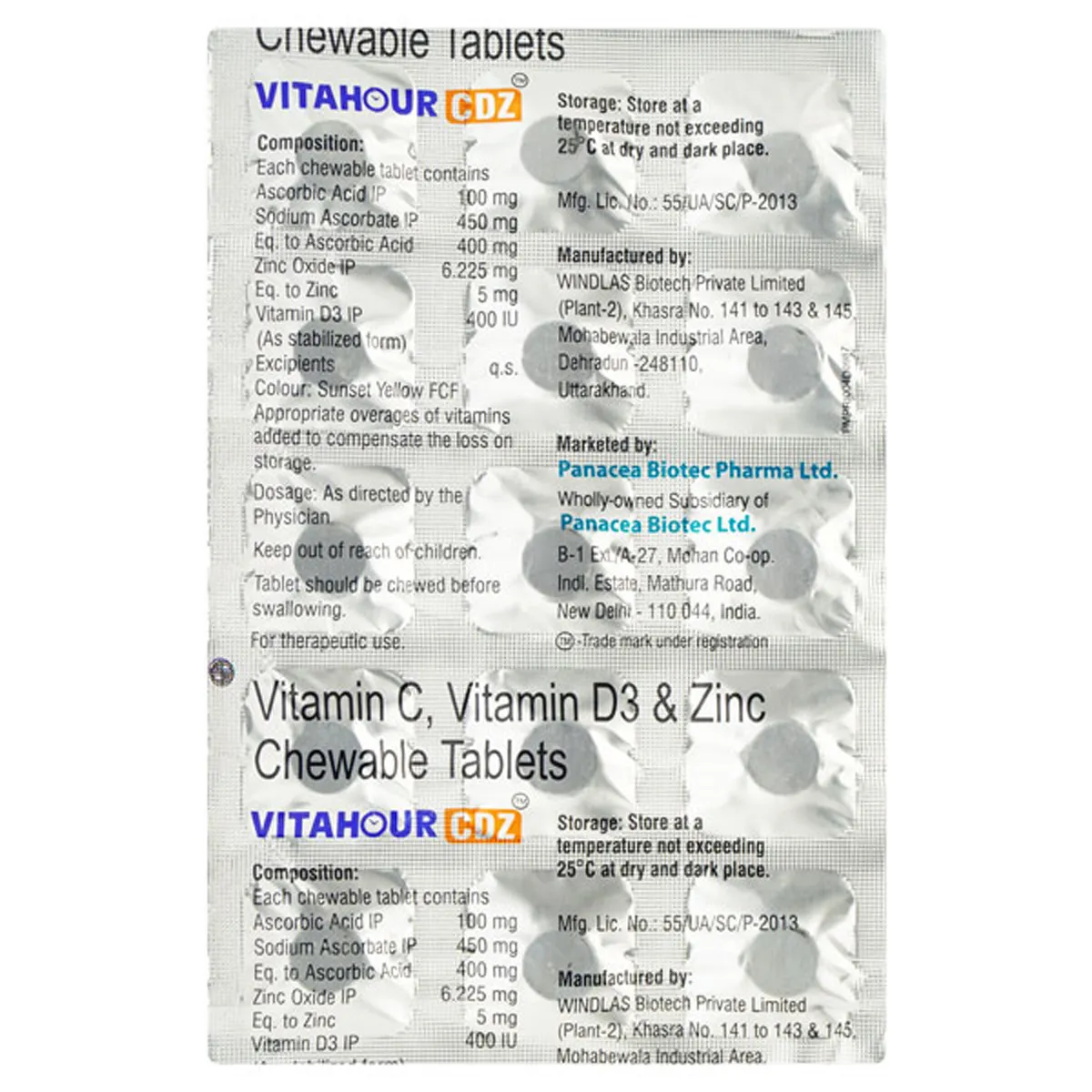 VITAHOUR CDZ TAB