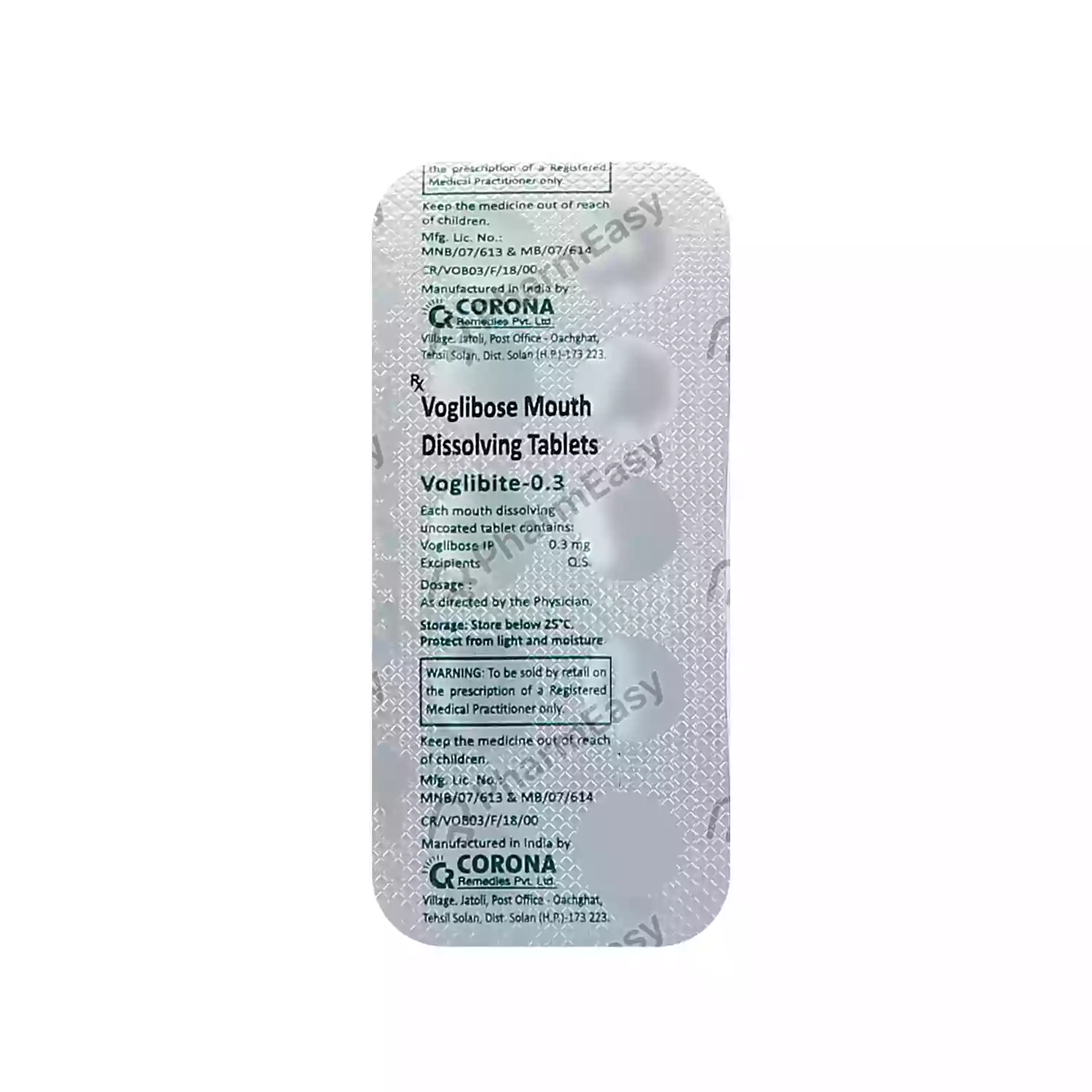 VOGLIBITE 0.3MG TAB