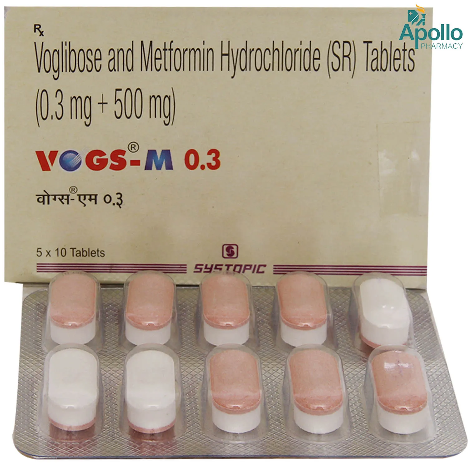 VOGS-M 0.3MG TAB