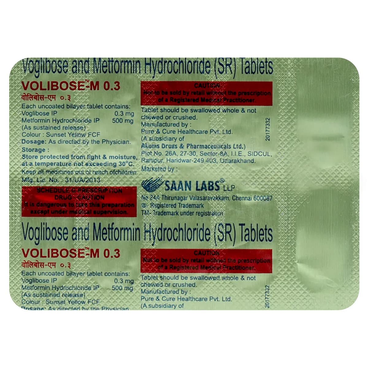 VOLIBOSE 0.3 TAB