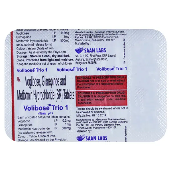 VOLIBOSE TRIO 1 TAB