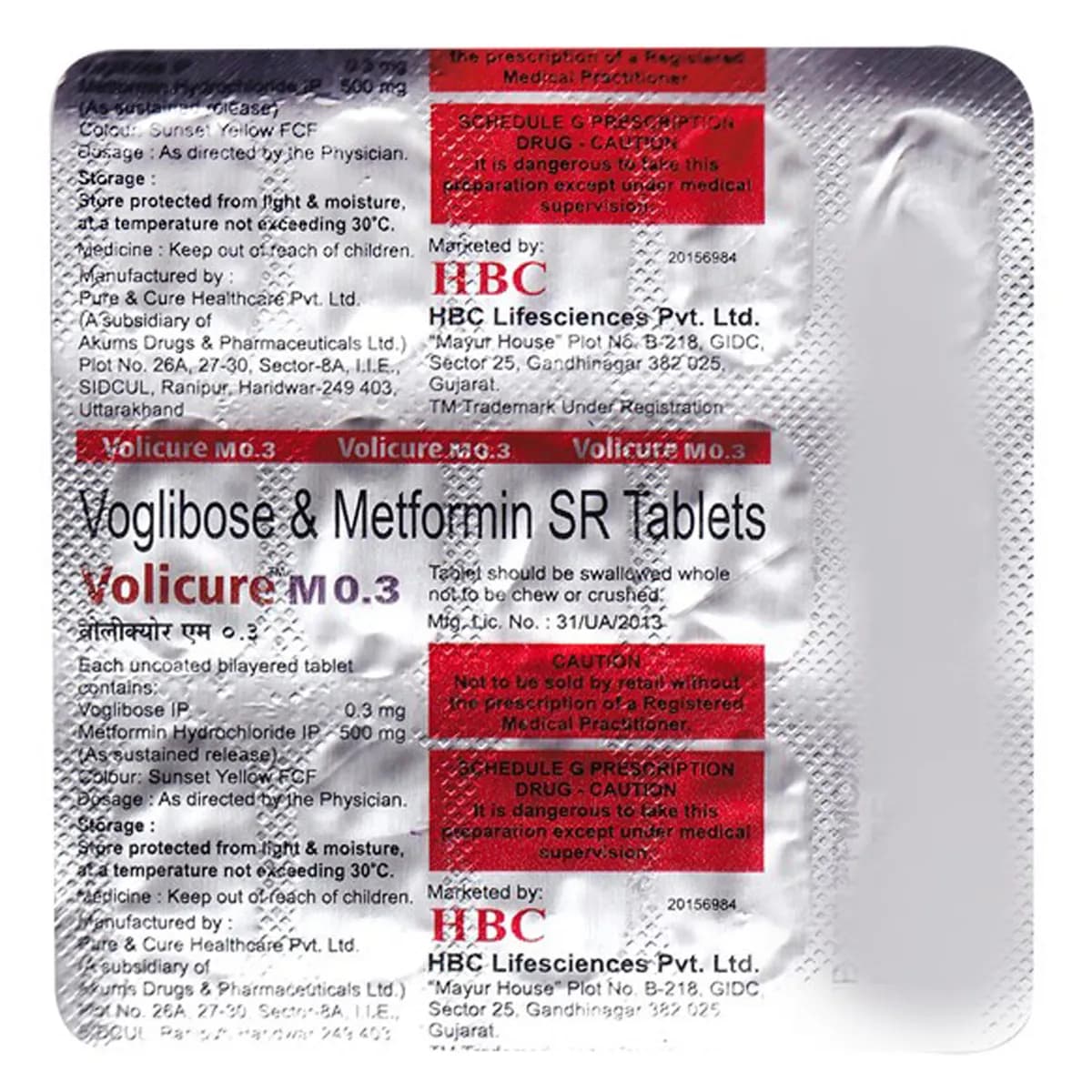 VOLICURE M 0.3 TAB