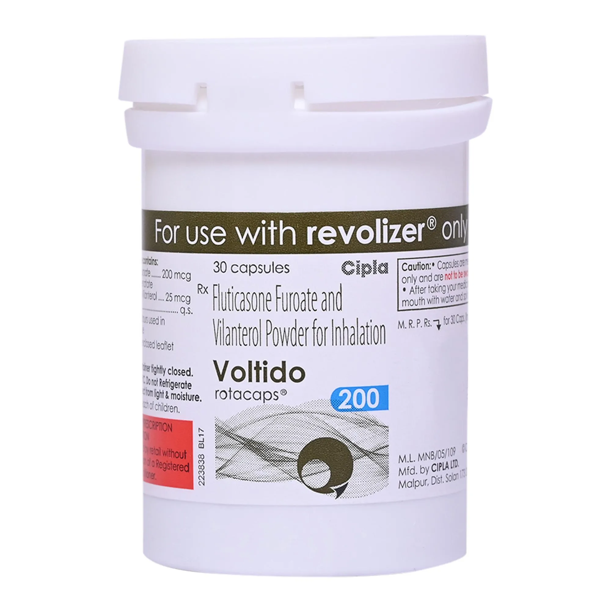Voltido 200 Rotocaps 200/25MCG