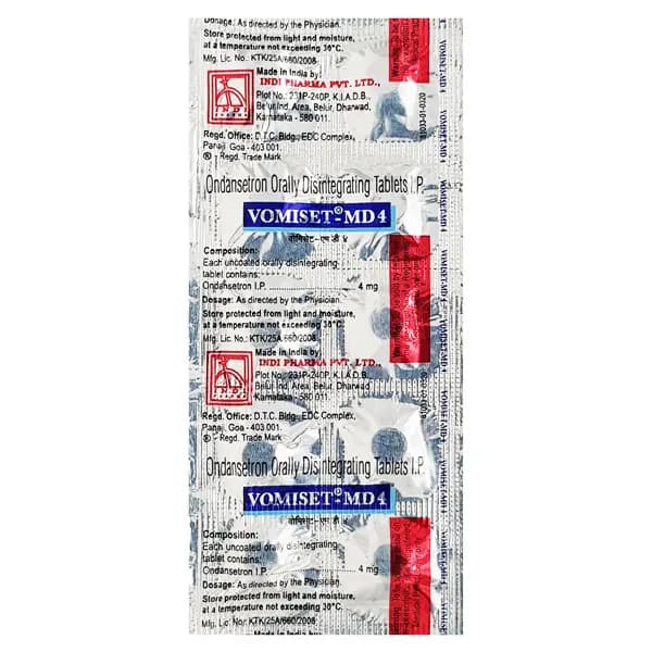 VOMISET MD 4 TAB