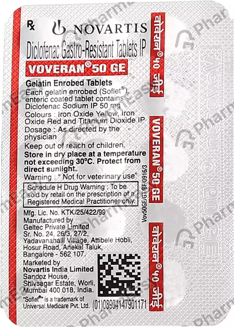 VOVERAN 50 GE TAB