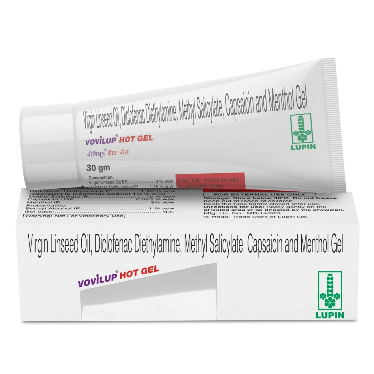 VOVILUP HOT GEL 10GM